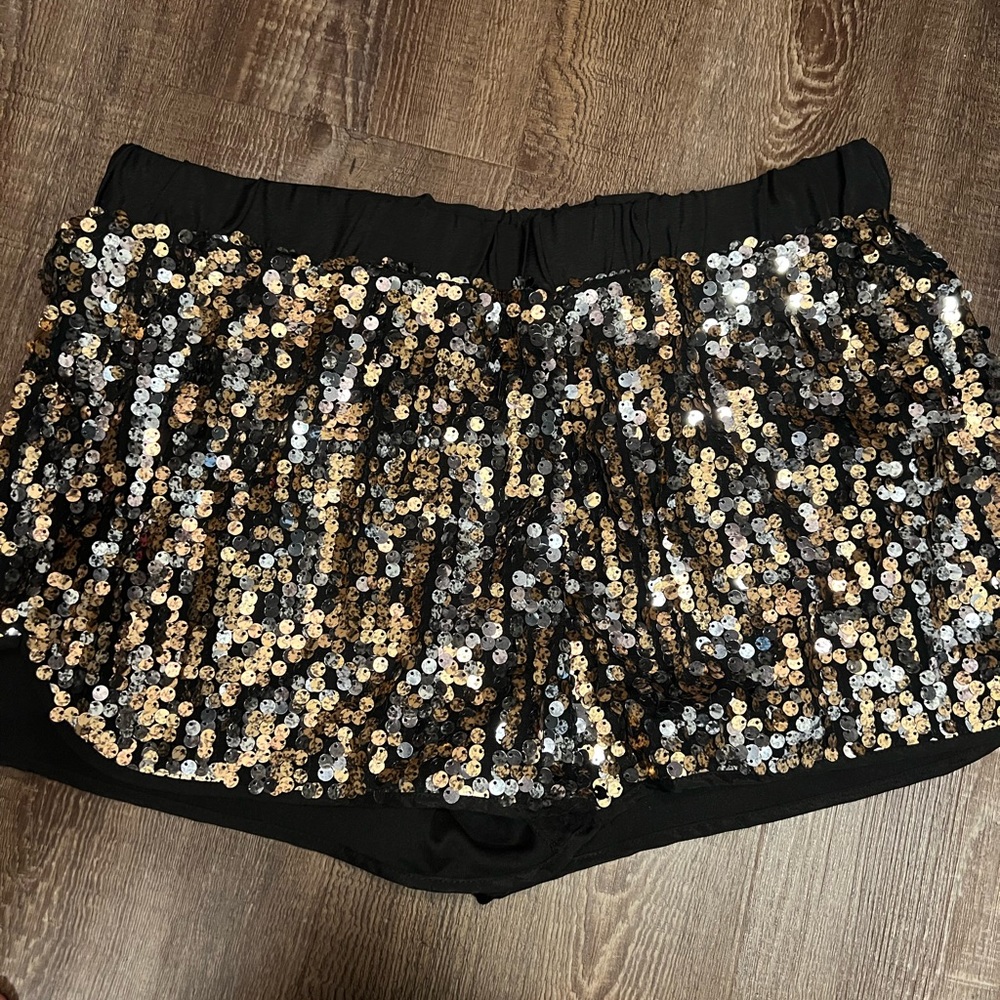 Sparkly sequin shorts